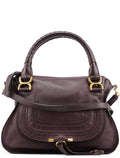 Burgundy Leather Marcie 2-Way Bag