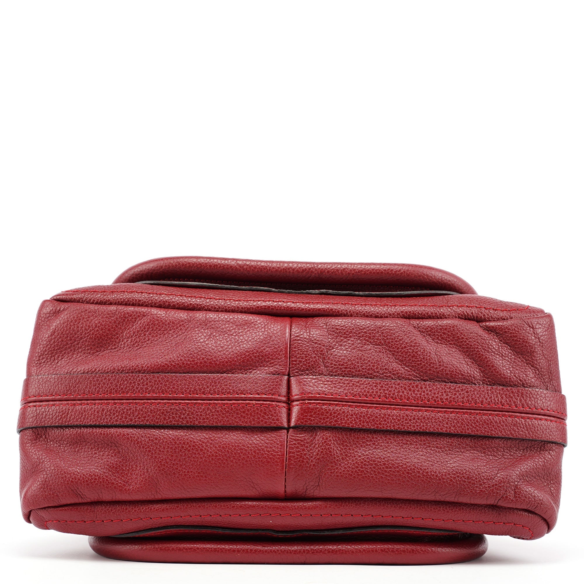 Burgundy Leather Paraty 2-Way Bag