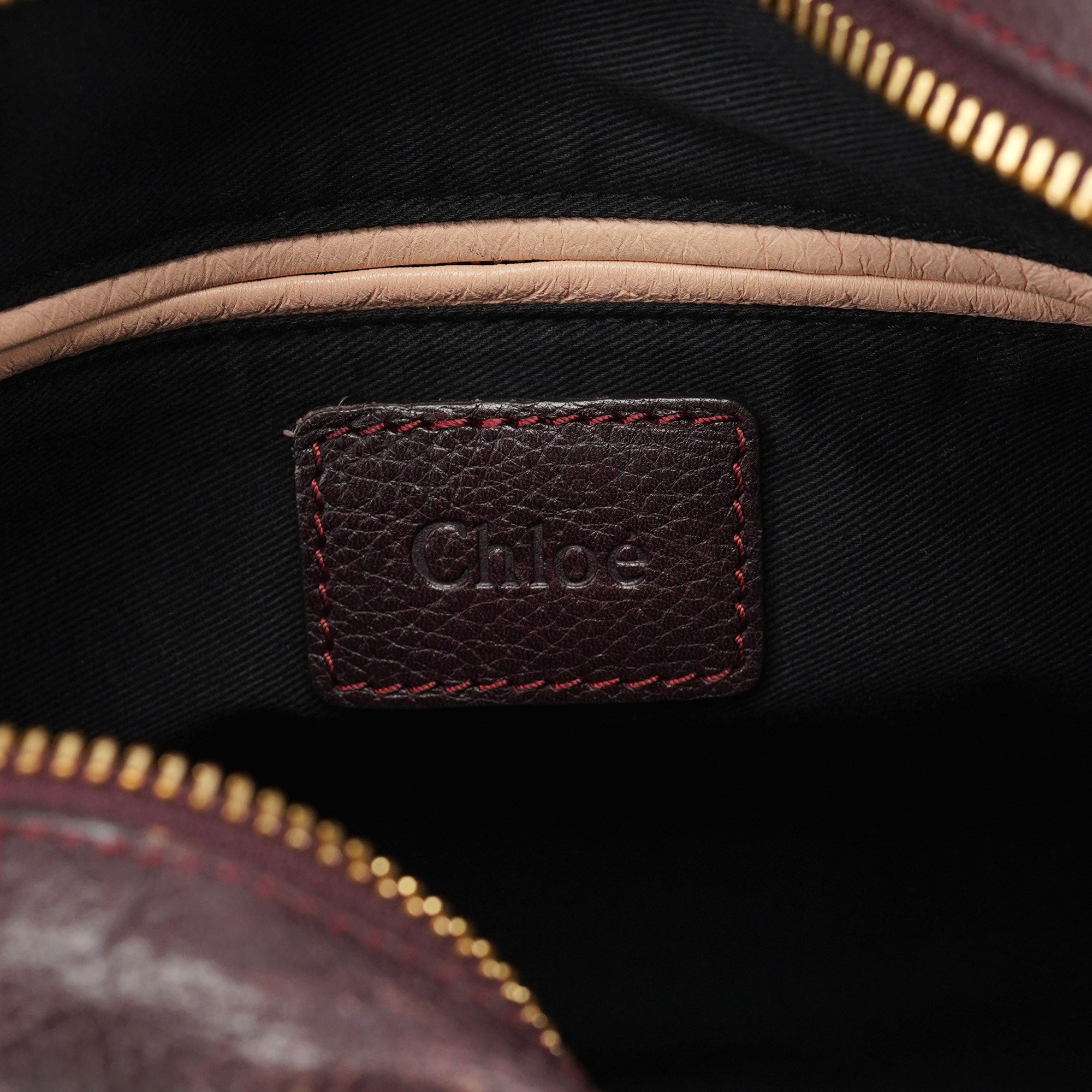Burgundy Leather Paraty 2-Way Shoulder Bag