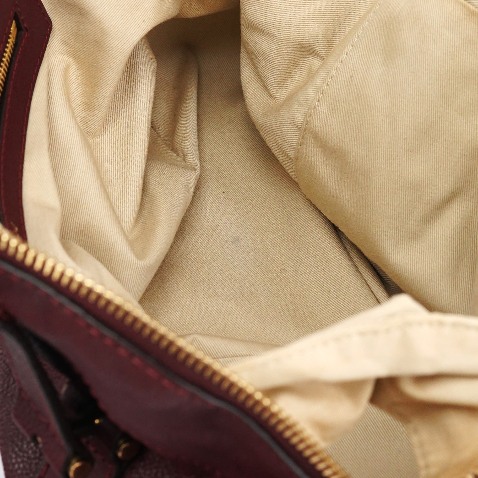 Burgundy Leather Tote Bag