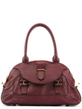 Burgundy Leather Tote Bag