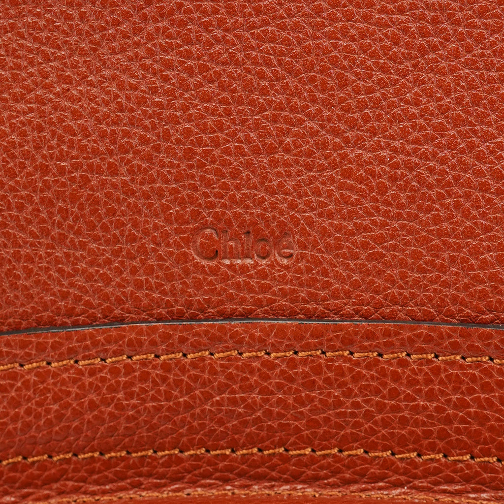 Burnt Orange Leather Paraty 2-Way Shoulder Bag