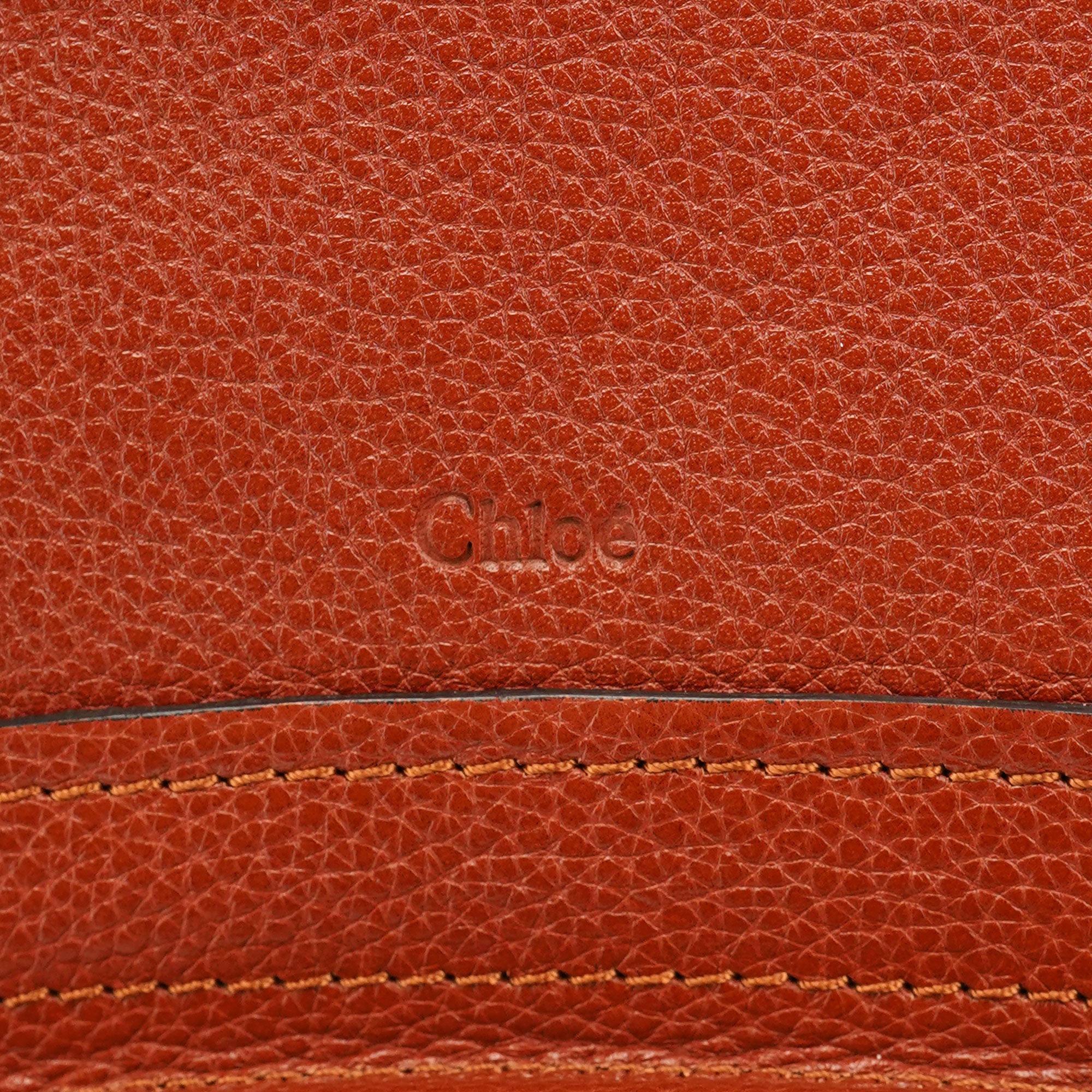 Burnt Orange Leather Paraty 2-Way Shoulder Bag