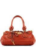 Burnt Red Leather Paddington Shoulder Bag