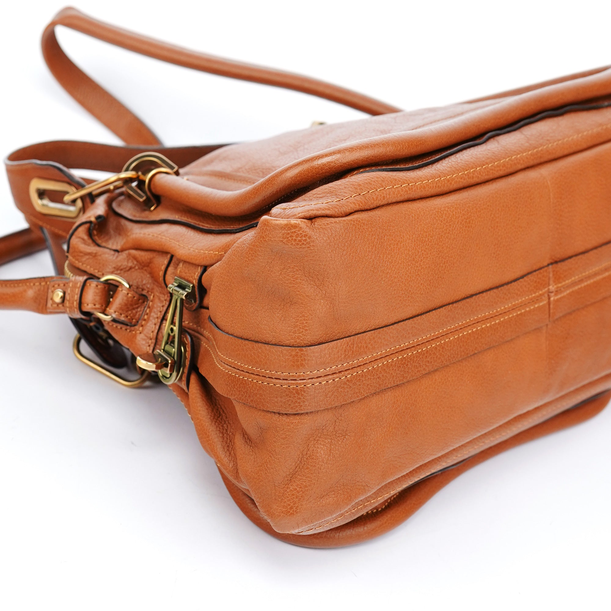 Caramel Leather Paraty 2-Way Bag
