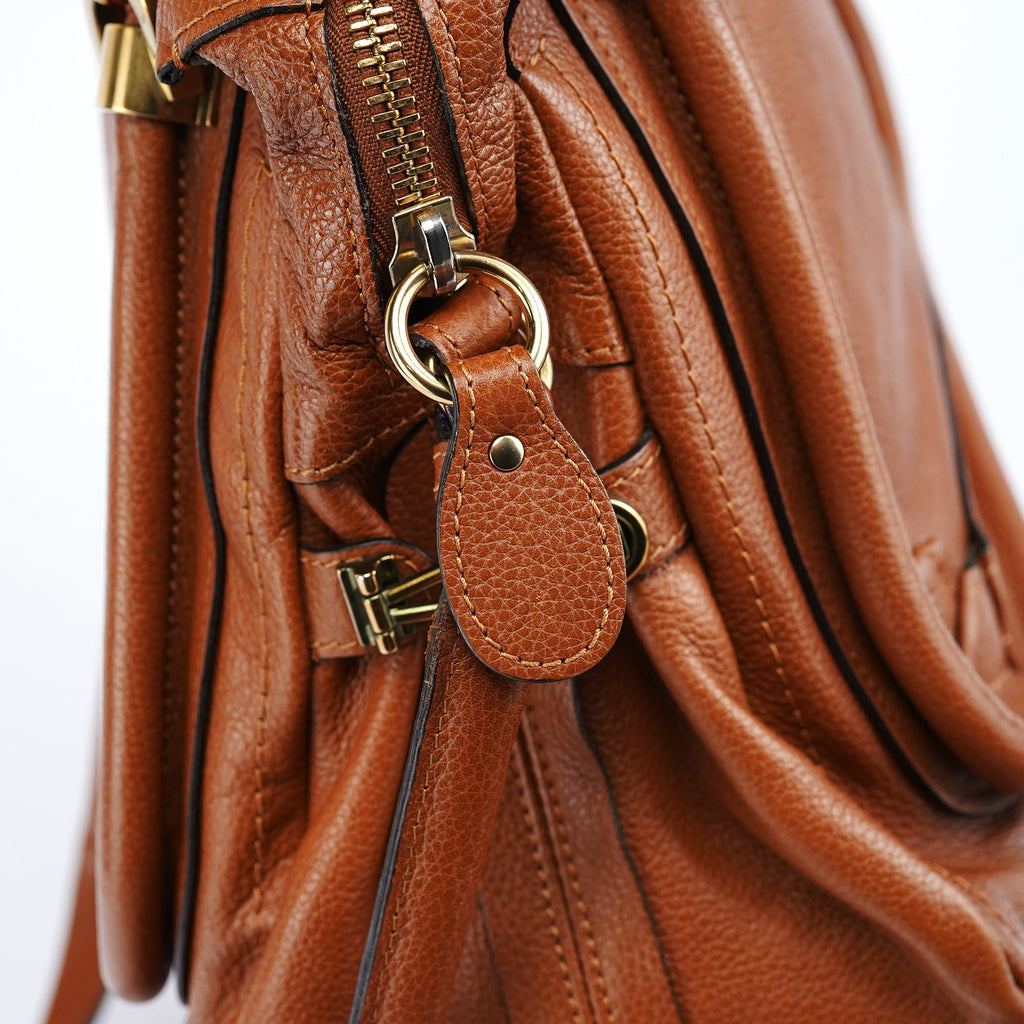 Caramel Leather Paraty 2-Way Bag
