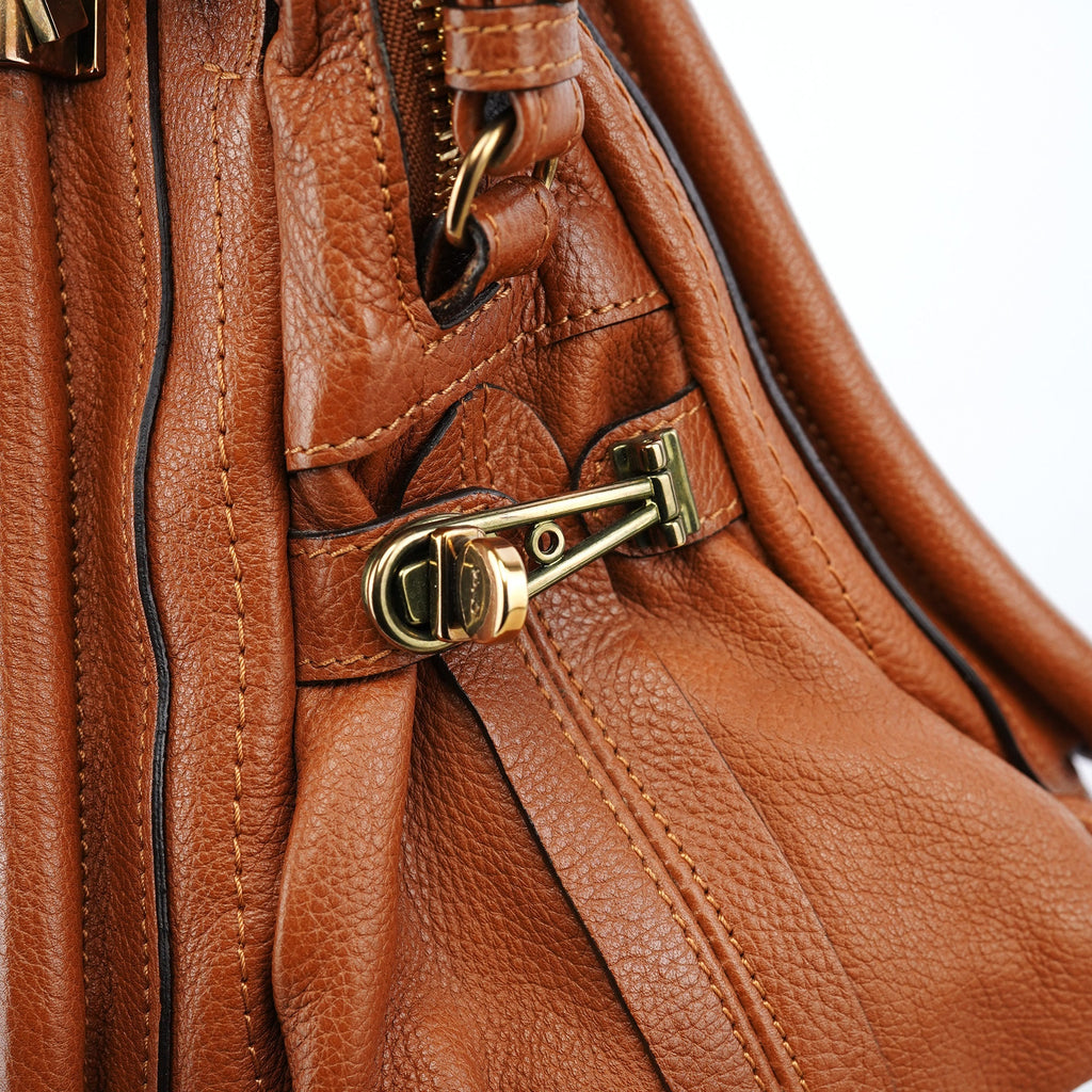 Caramel Leather Paraty 2-Way Bag
