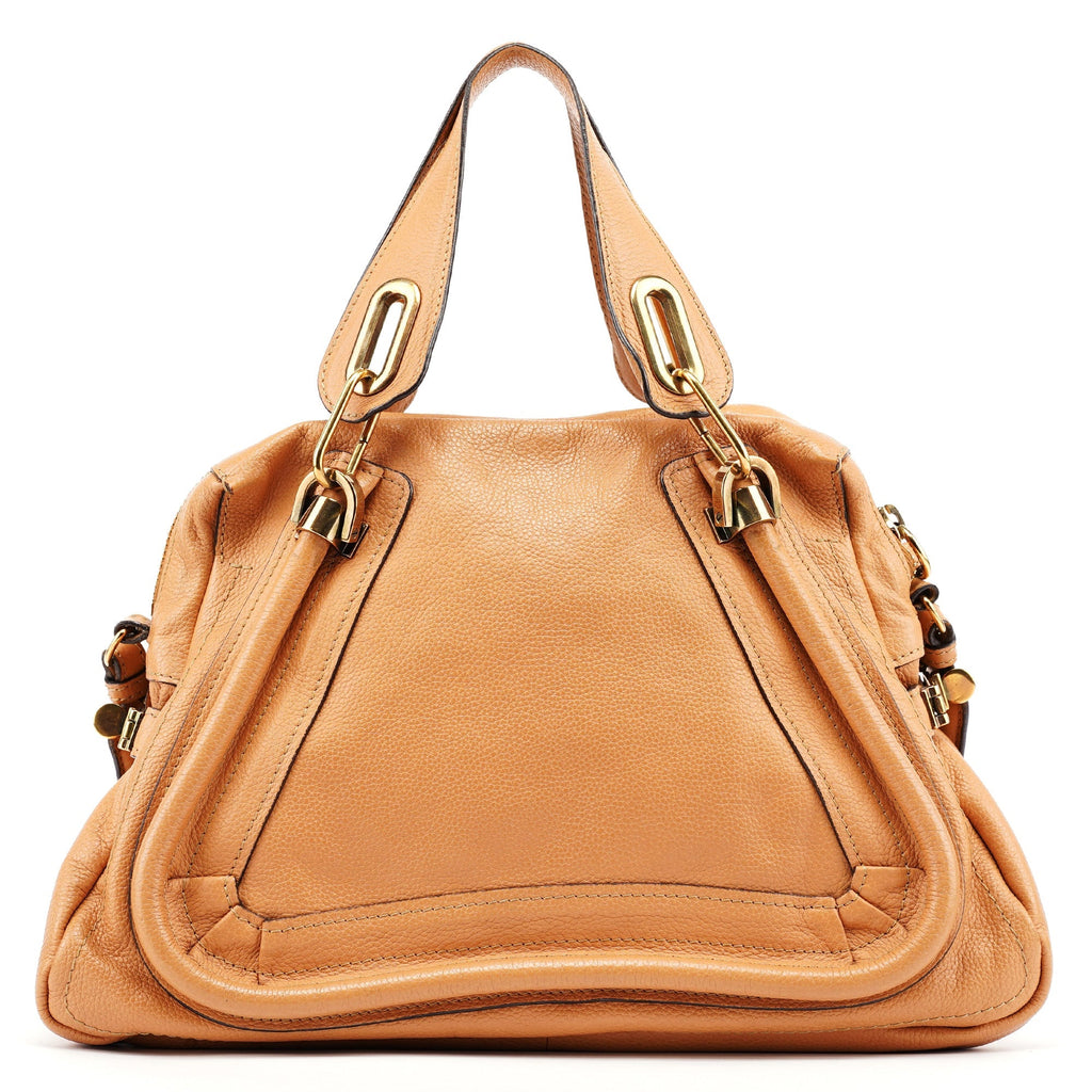 Caramel Leather Paraty 2-Way Shoulder Bag