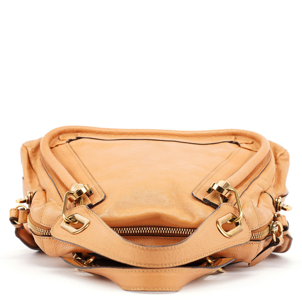 Caramel Leather Paraty 2-Way Shoulder Bag