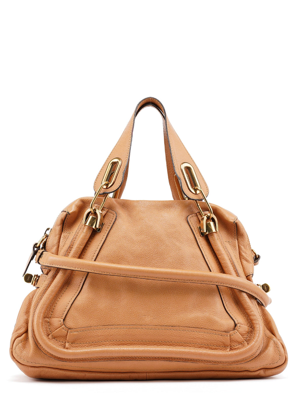 Caramel Leather Paraty 2-Way Shoulder Bag