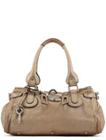 Champagne Gold Leather Paddington Shoulder Bag