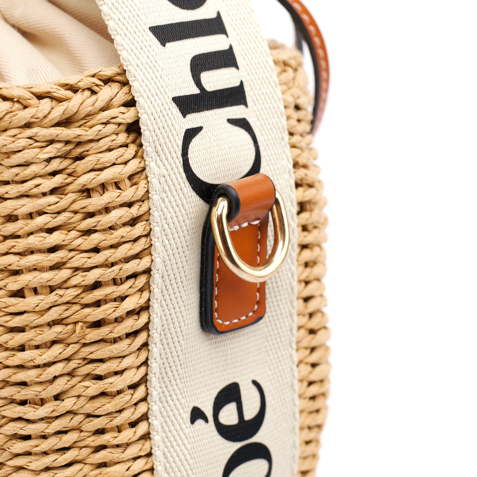 Chloé x Miuko Raffia Shoulder Bag