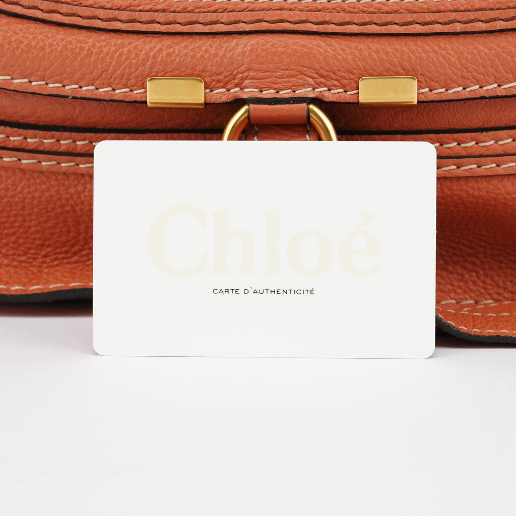 Coral Leather Marcie Shoulder Bag