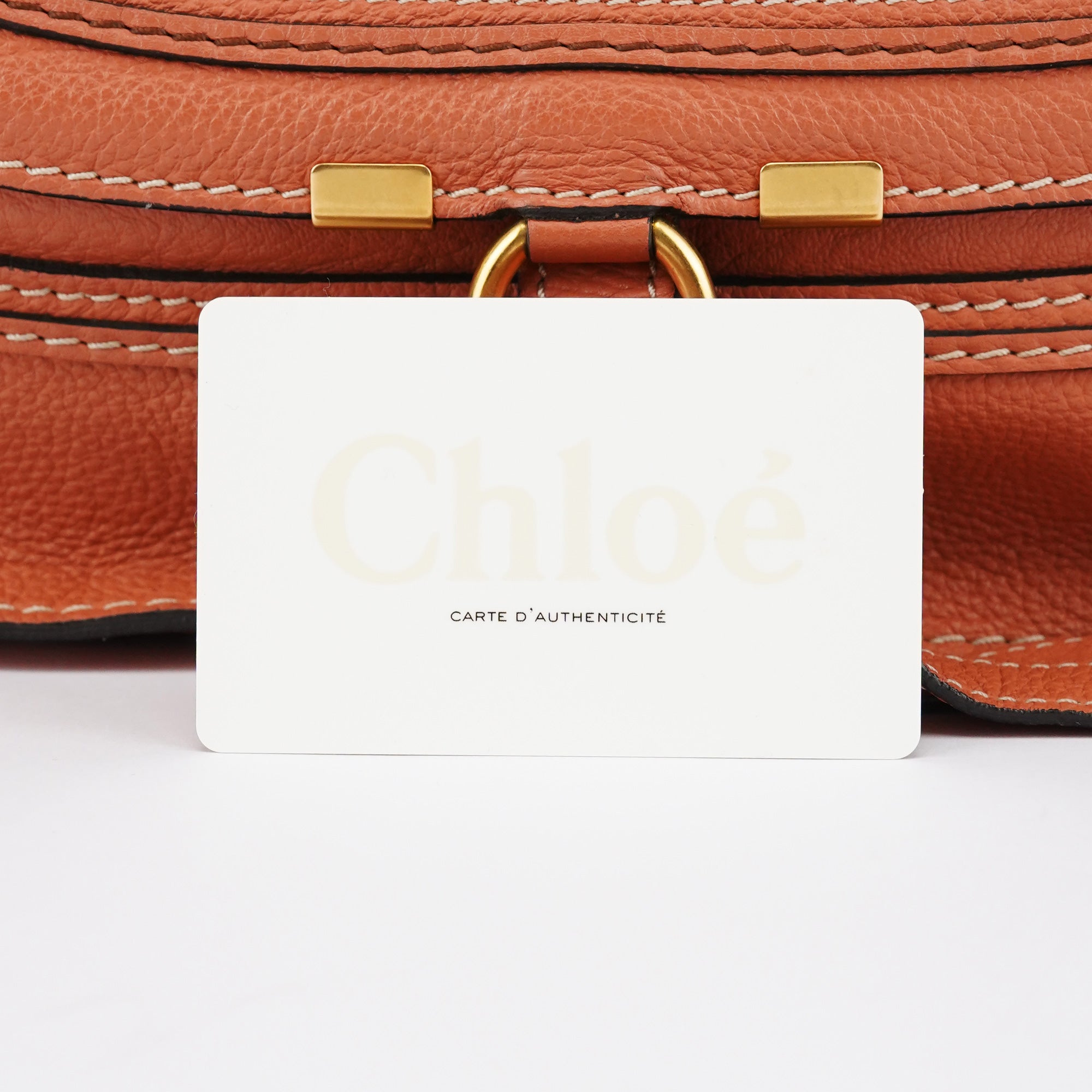 Coral Leather Marcie Shoulder Bag