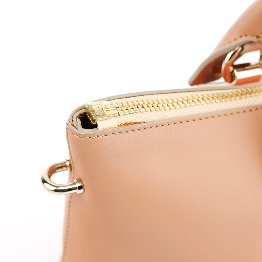 Coral Pink Leather Baily 2-Way Bag