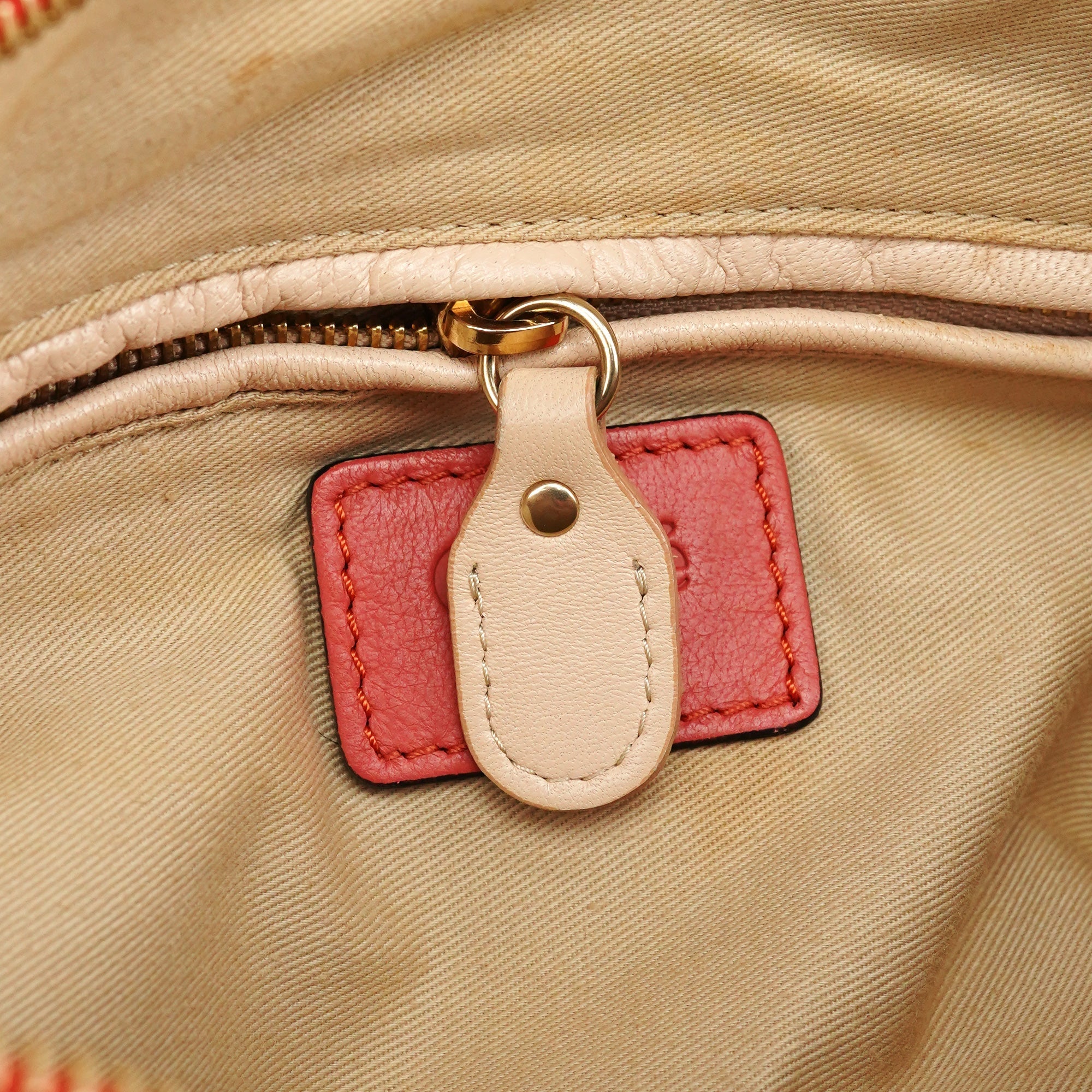 Coral Pink Leather Paraty 2-Way Bag