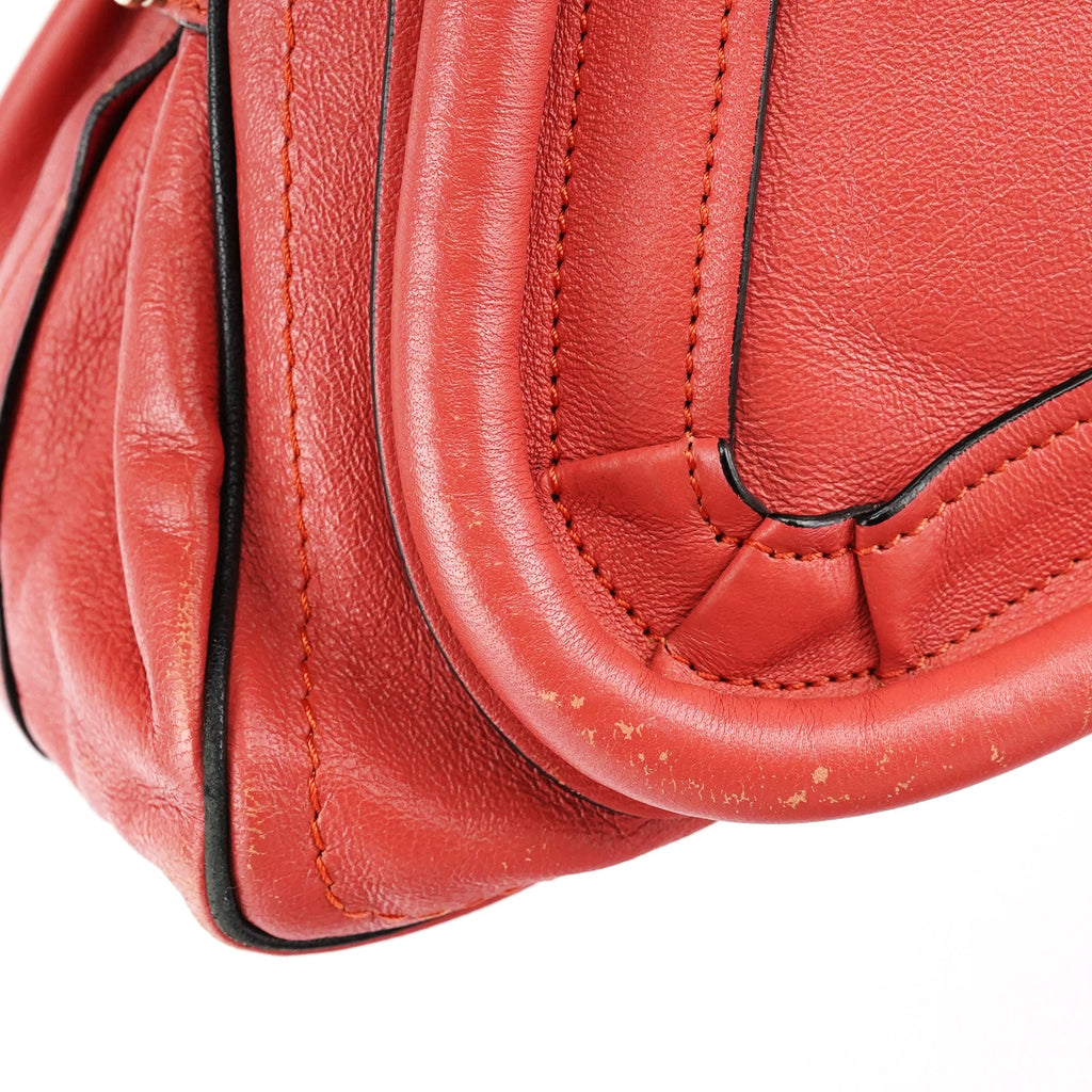 Coral Pink Leather Paraty 2-Way Bag