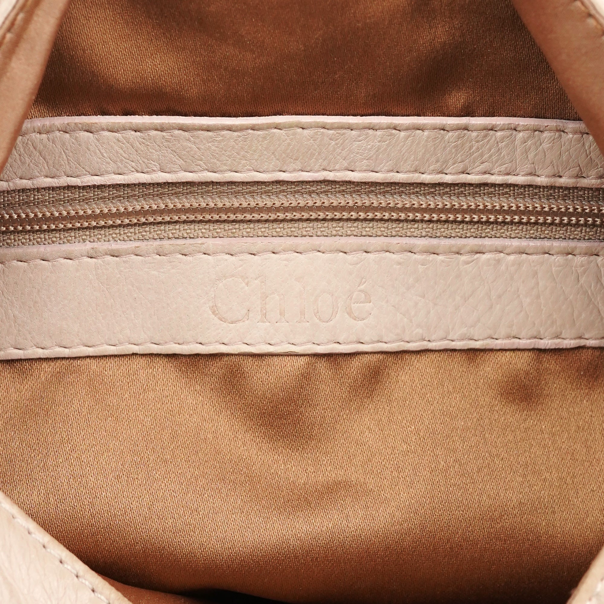 Cream Leather Embroidered Embwellished Hobo Bag