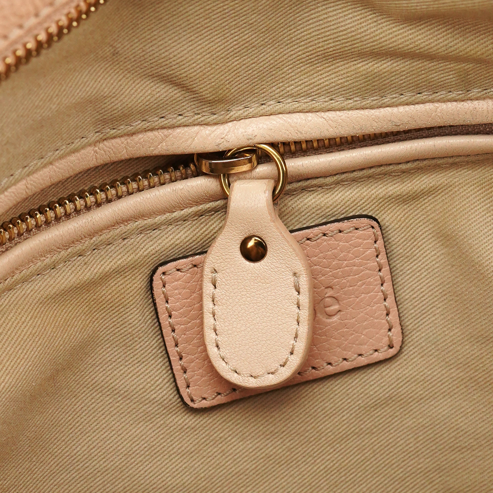 Cream Leather Paraty 2-Way Bag