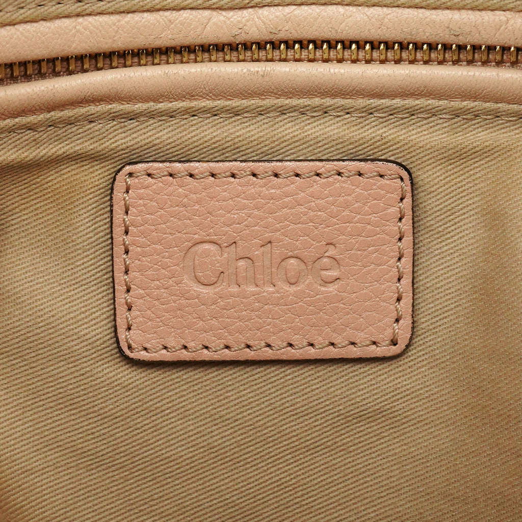 Cream Leather Paraty 2-Way Bag