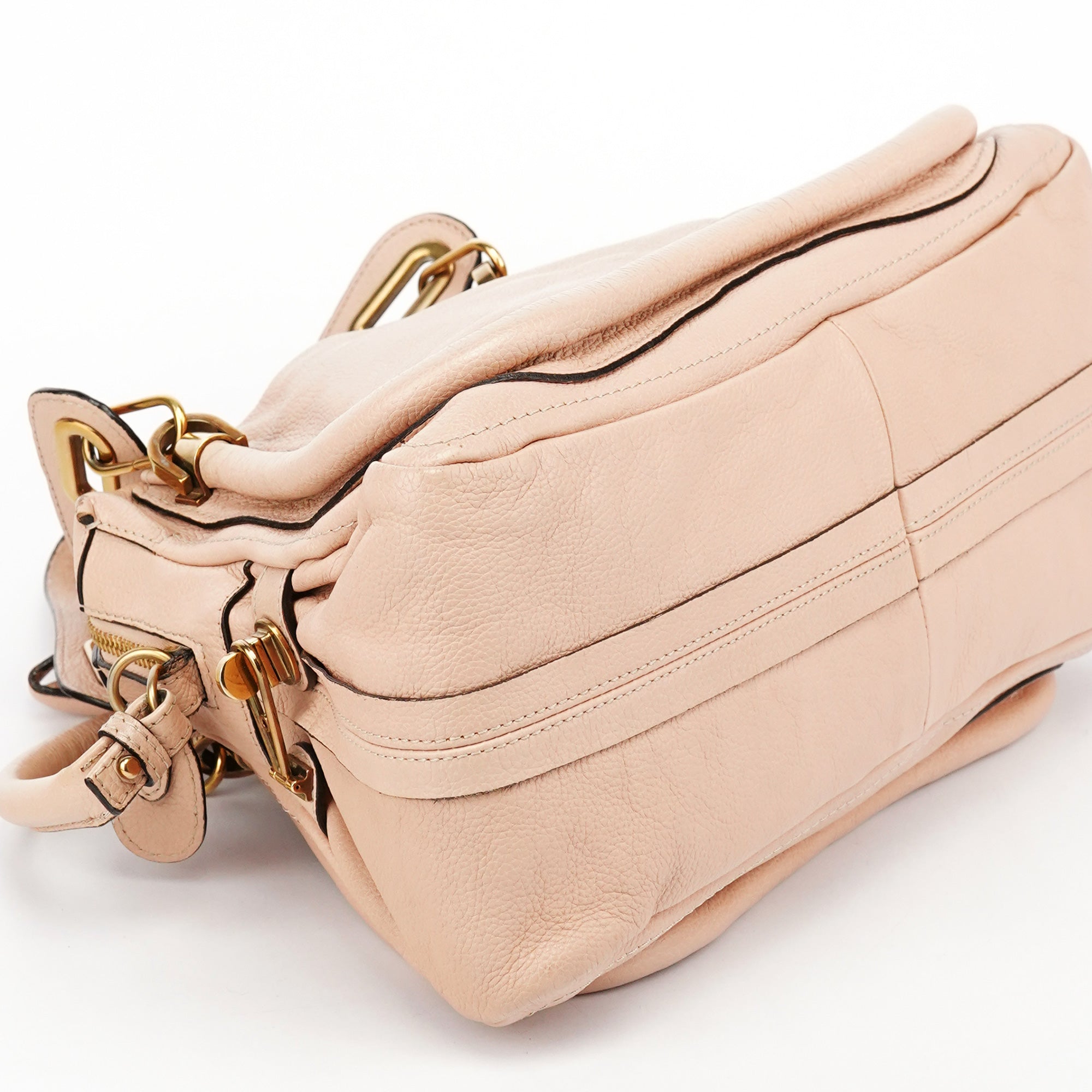 Cream Leather Paraty 2-Way Bag