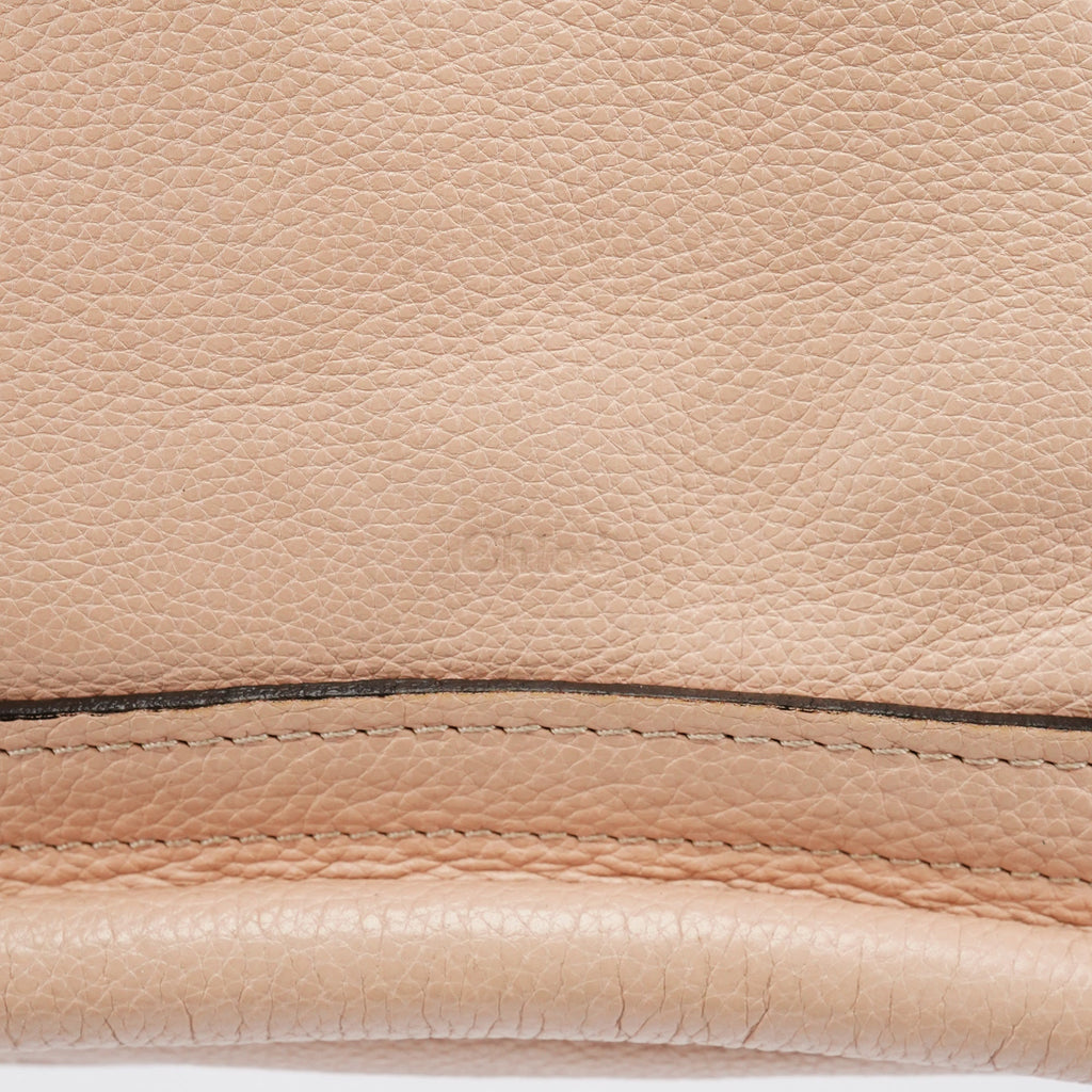 Cream Leather Paraty 2-Way Bag