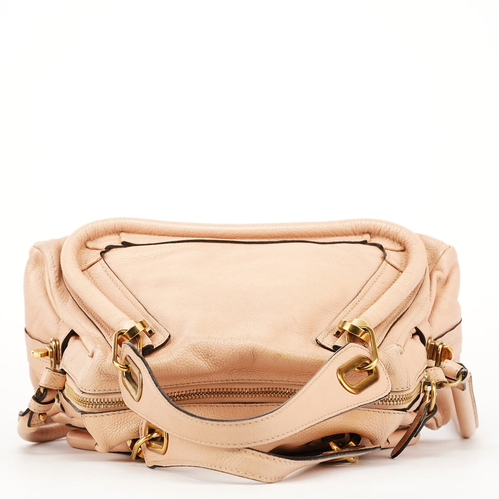 Cream Leather Paraty 2-Way Bag