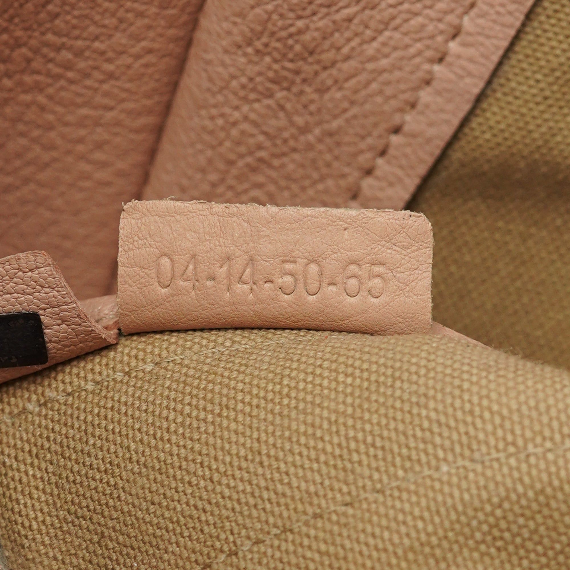 Cream Olive Calfskin Tote Bag