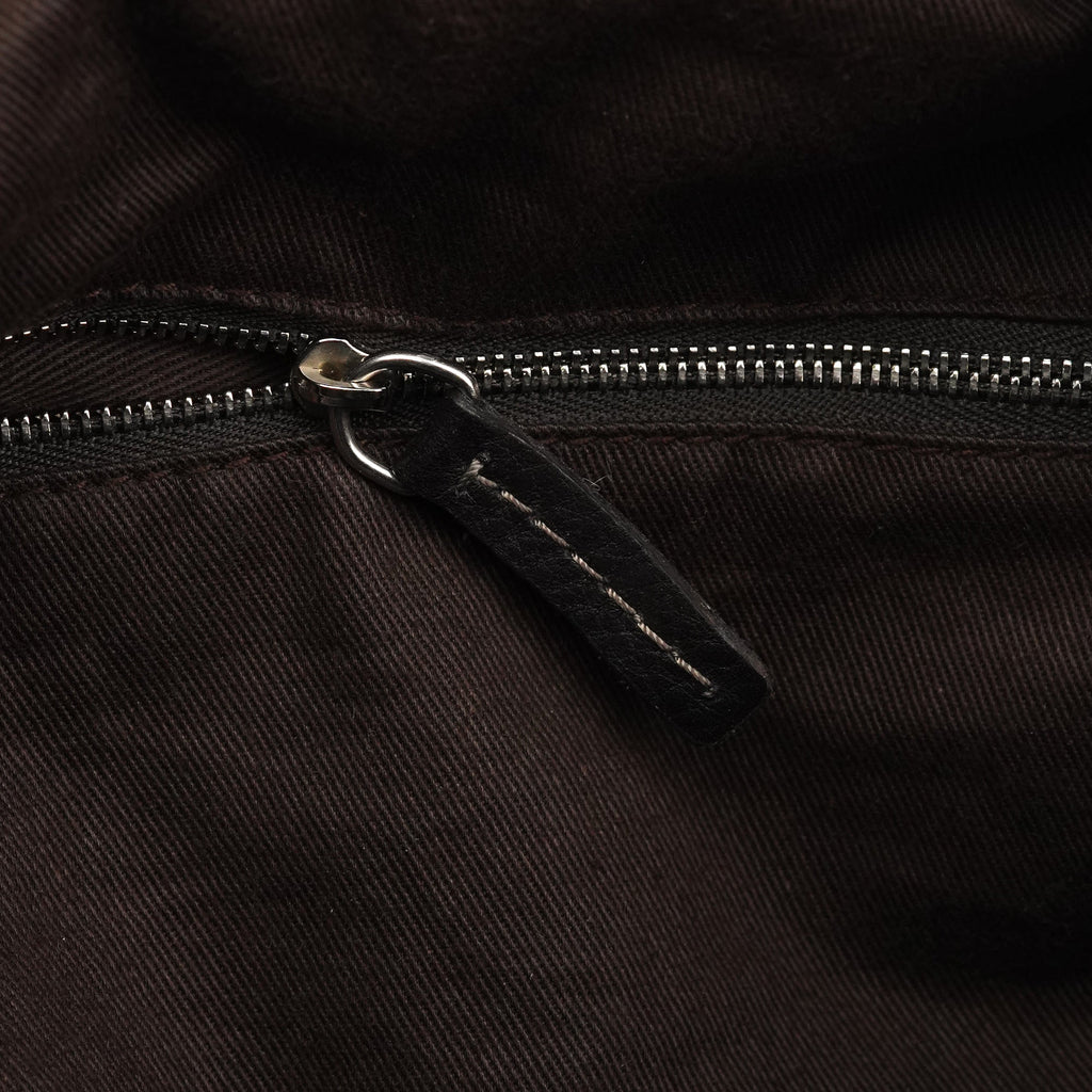 Dark Brown Leather Paddington Top Handle Bag