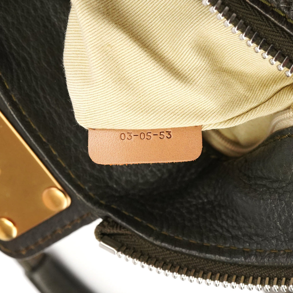 Dark Green Leather Paddington Shoulder Bag