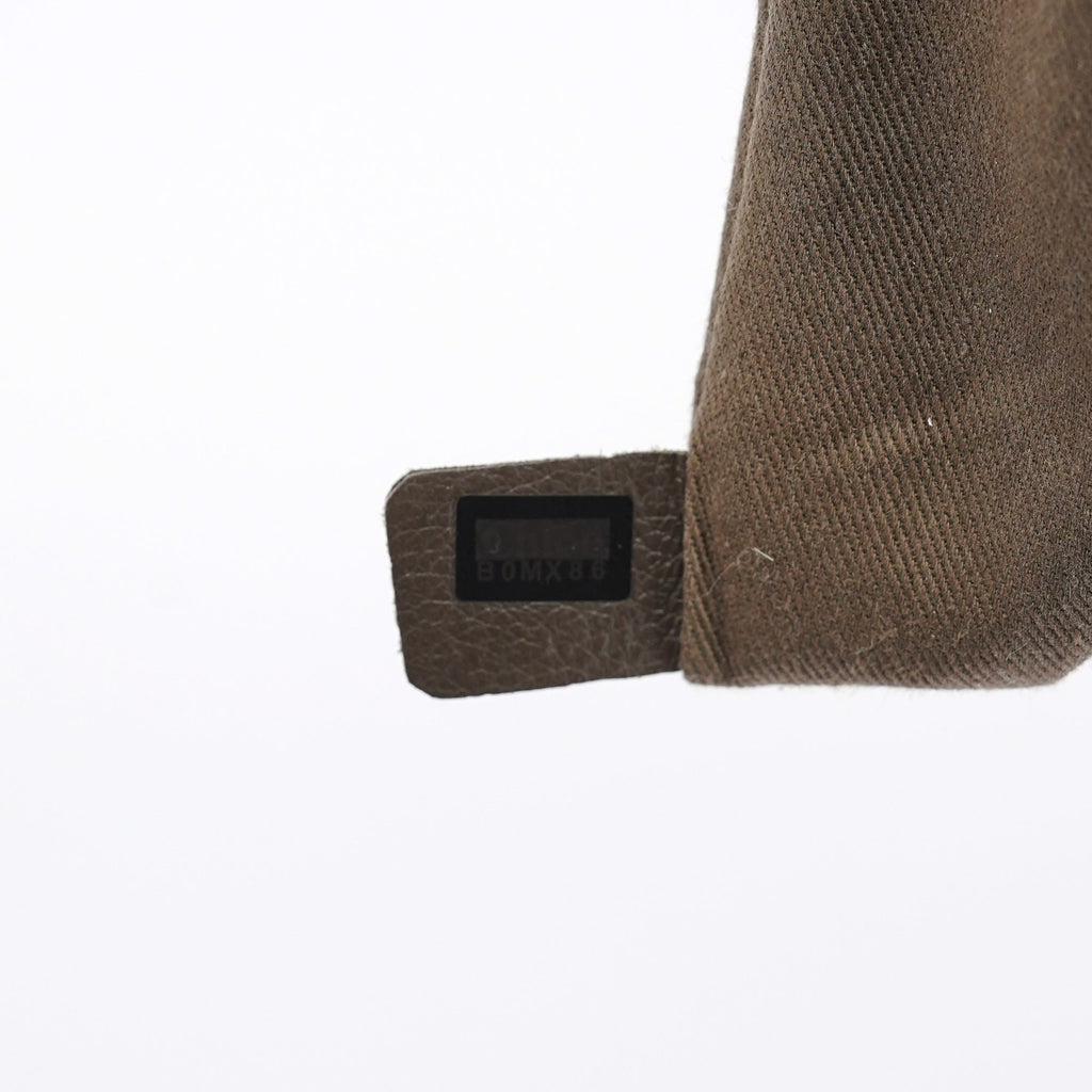 Dark Grey Leather Marcie Tote Bag