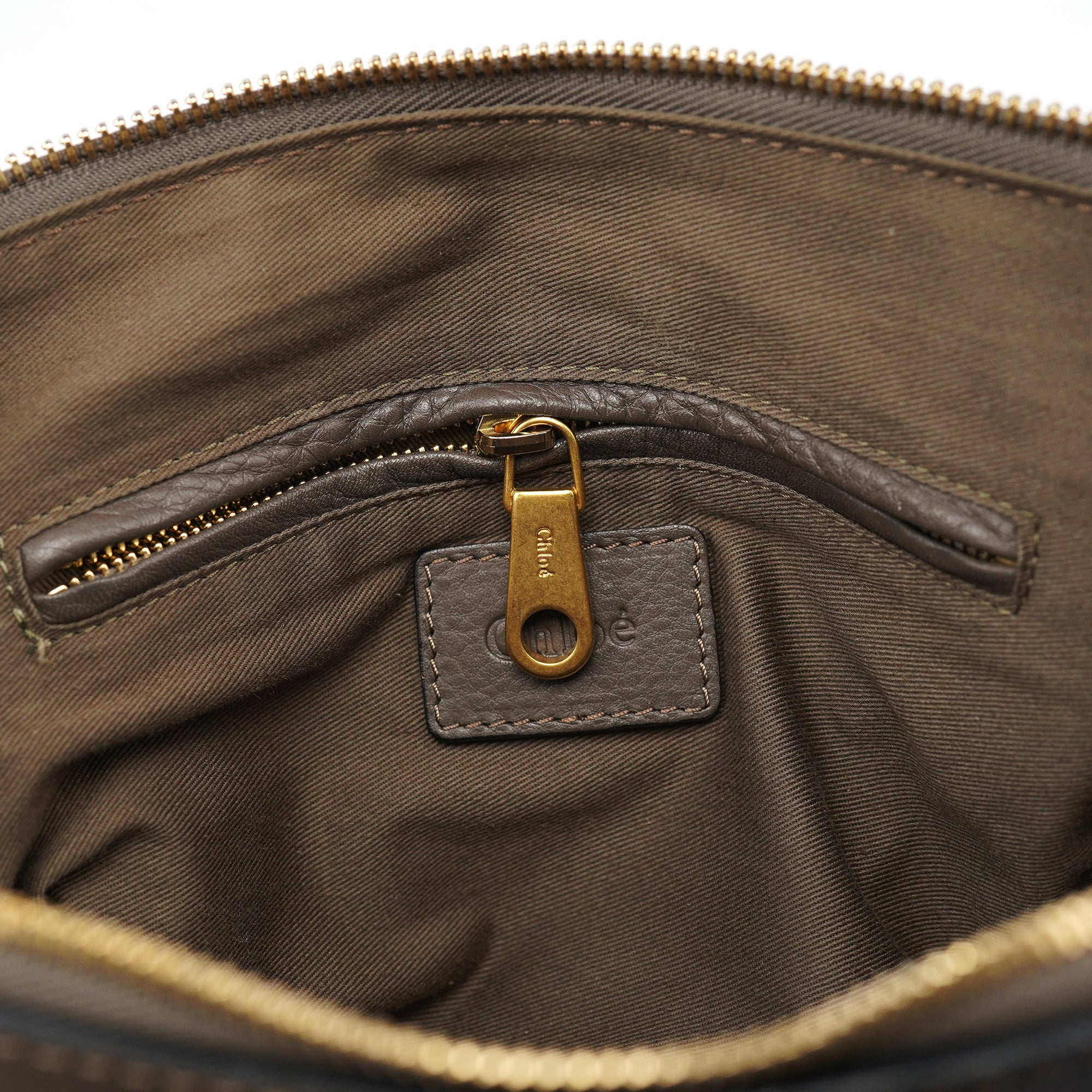 Dark Grey Leather Marcie Tote Bag