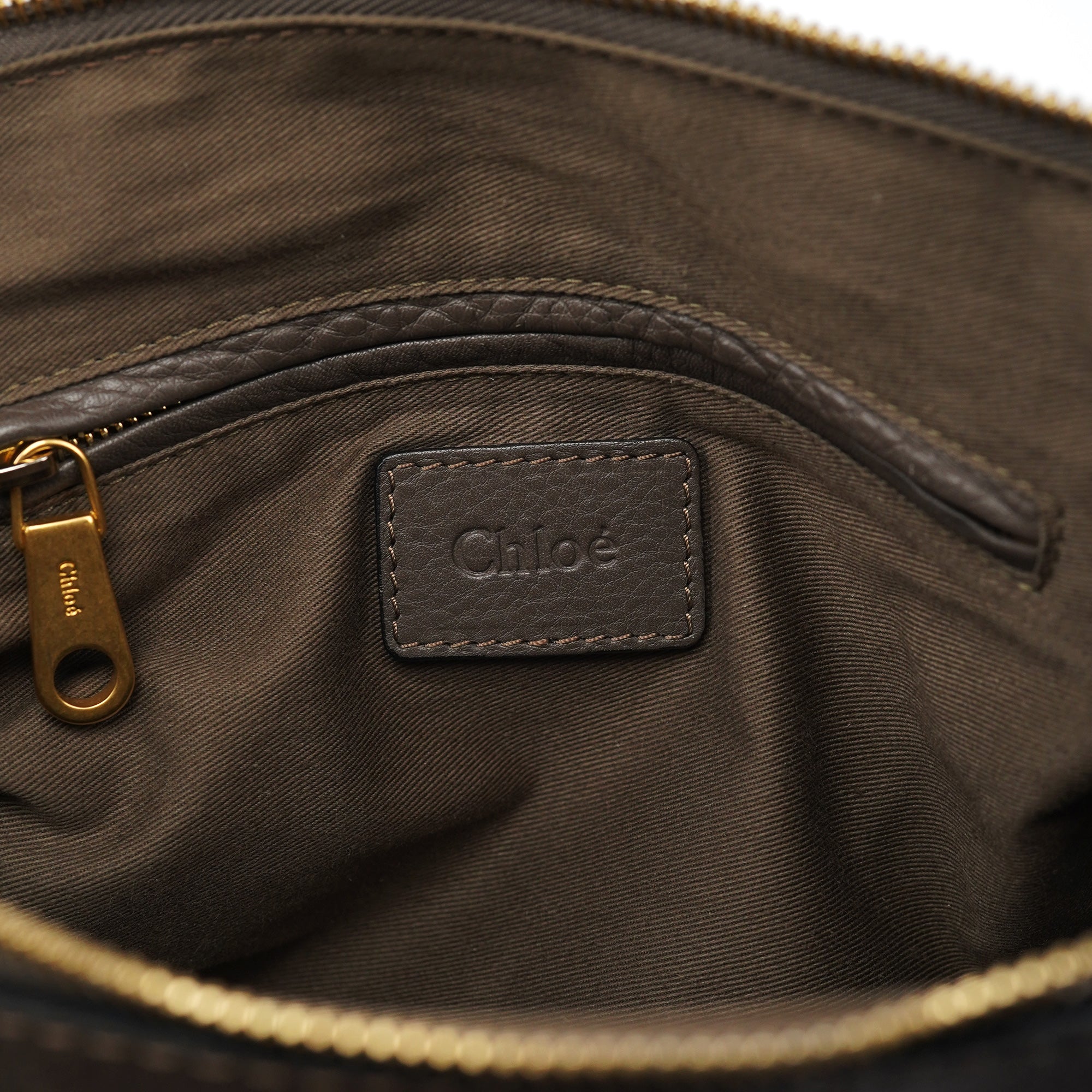 Dark Grey Leather Marcie Tote Bag