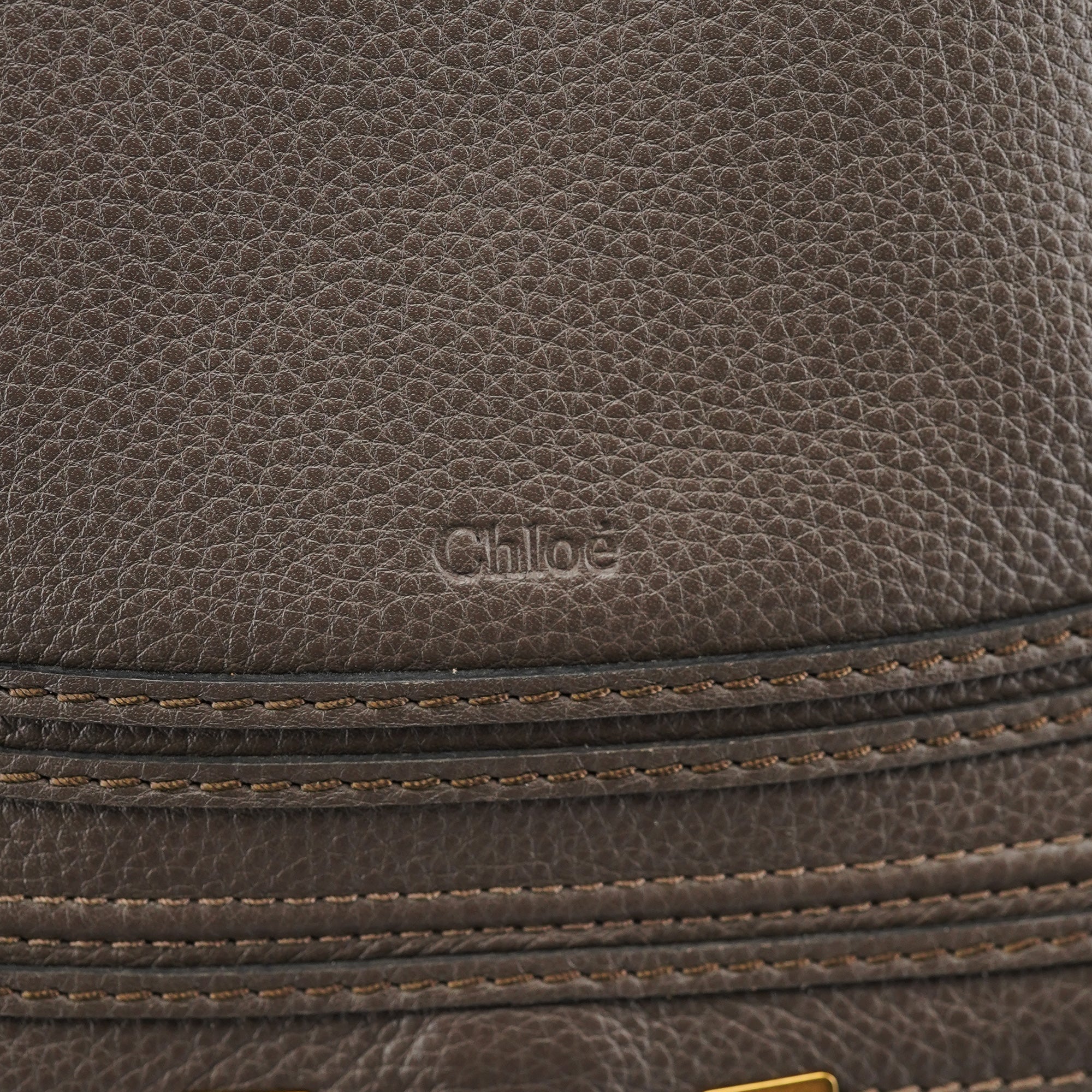 Dark Grey Leather Marcie Tote Bag