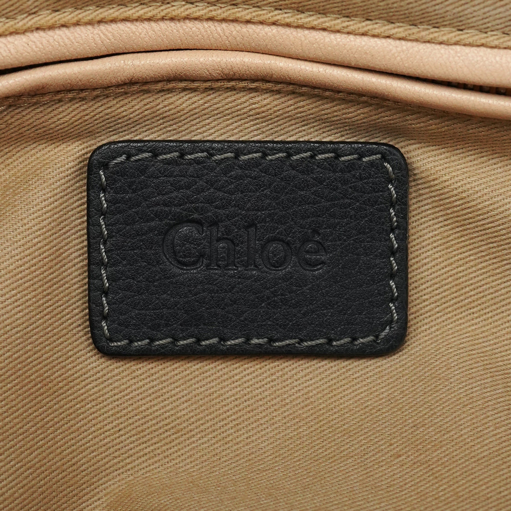 Dark Grey Leather Paraty 2-Way Bag