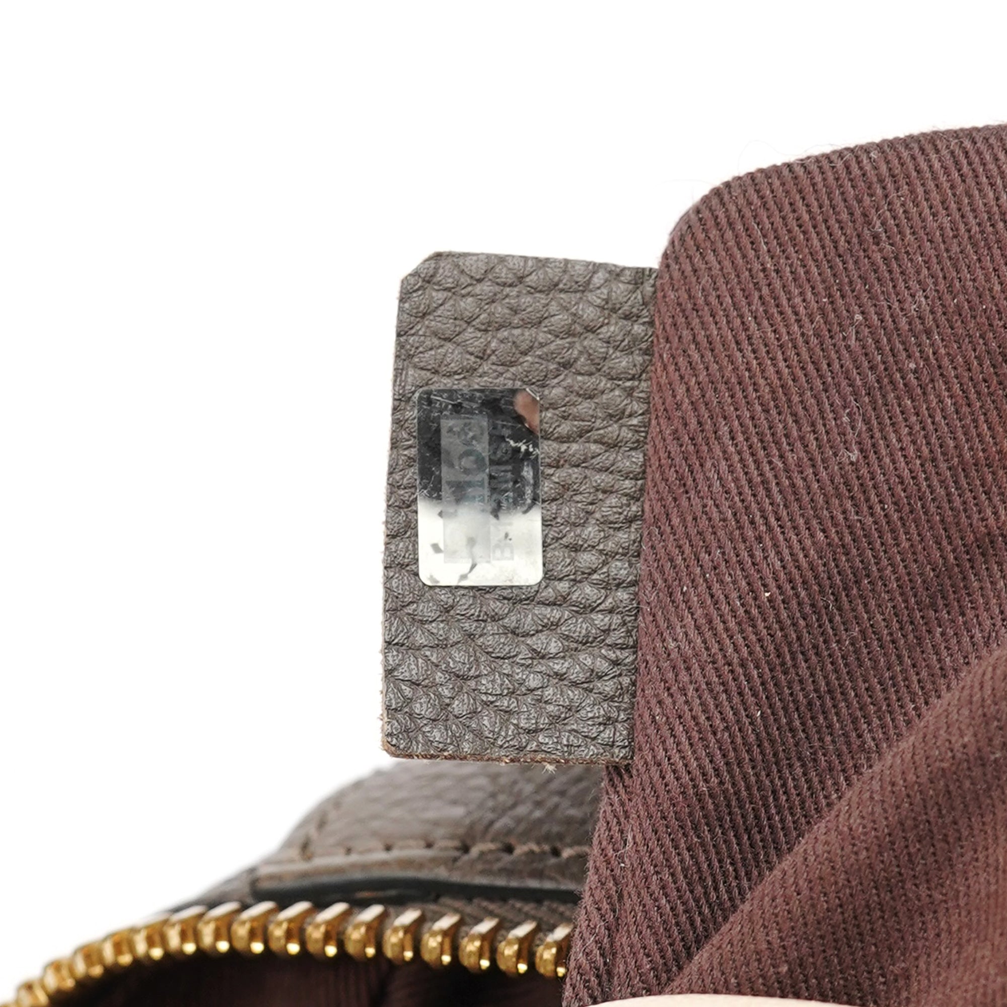 Dark Grey Leather Paraty 2-Way Shoulder Bag
