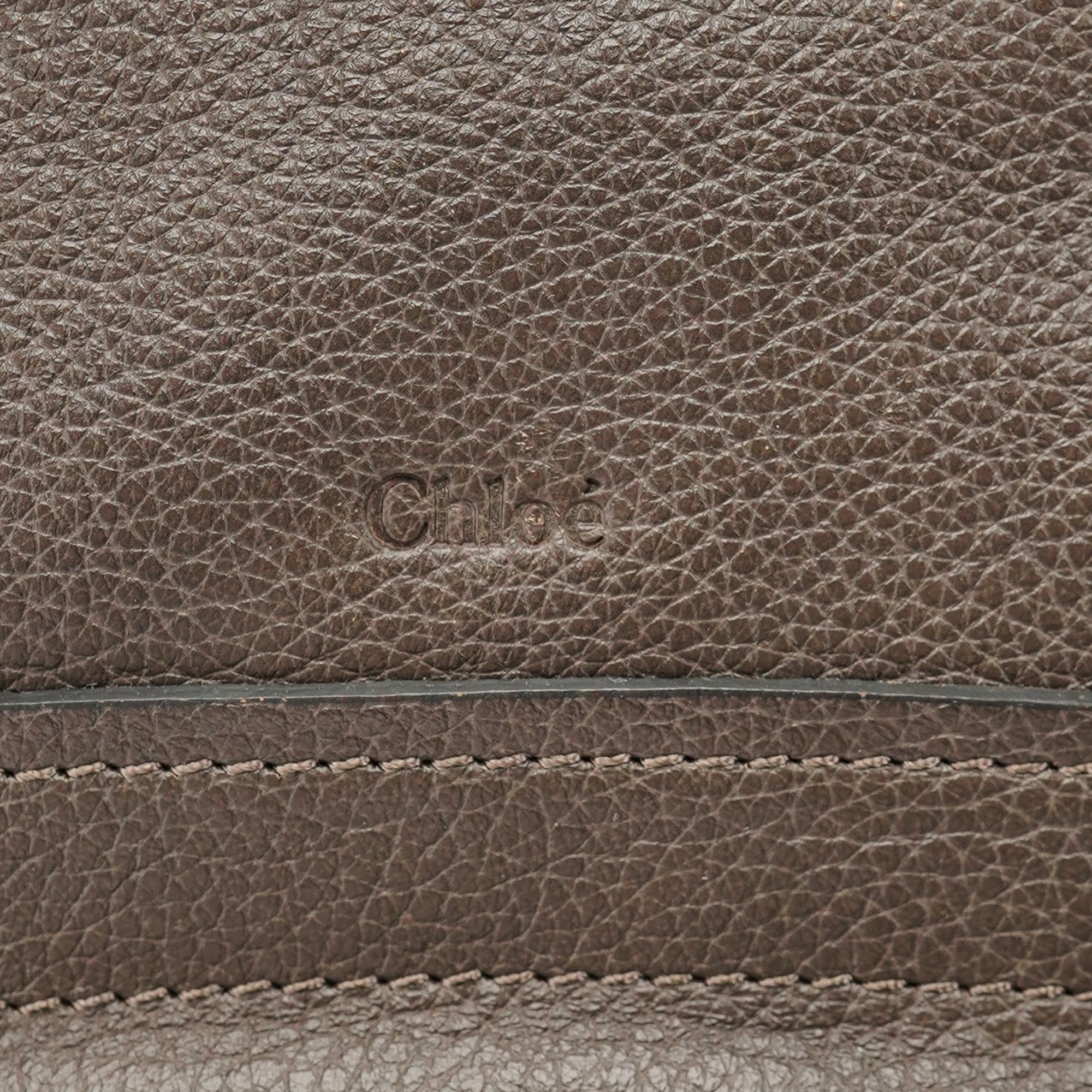 Dark Grey Leather Paraty 2-Way Shoulder Bag
