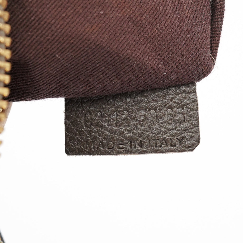 Dark Grey Leather Paraty 2-Way Shoulder Bag