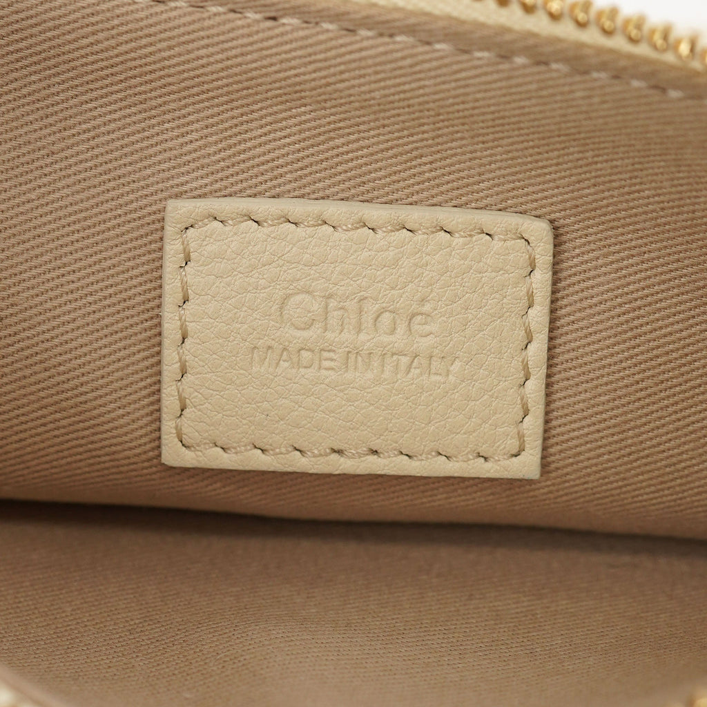Ecru Leather Horse Appliqué Tote Bag