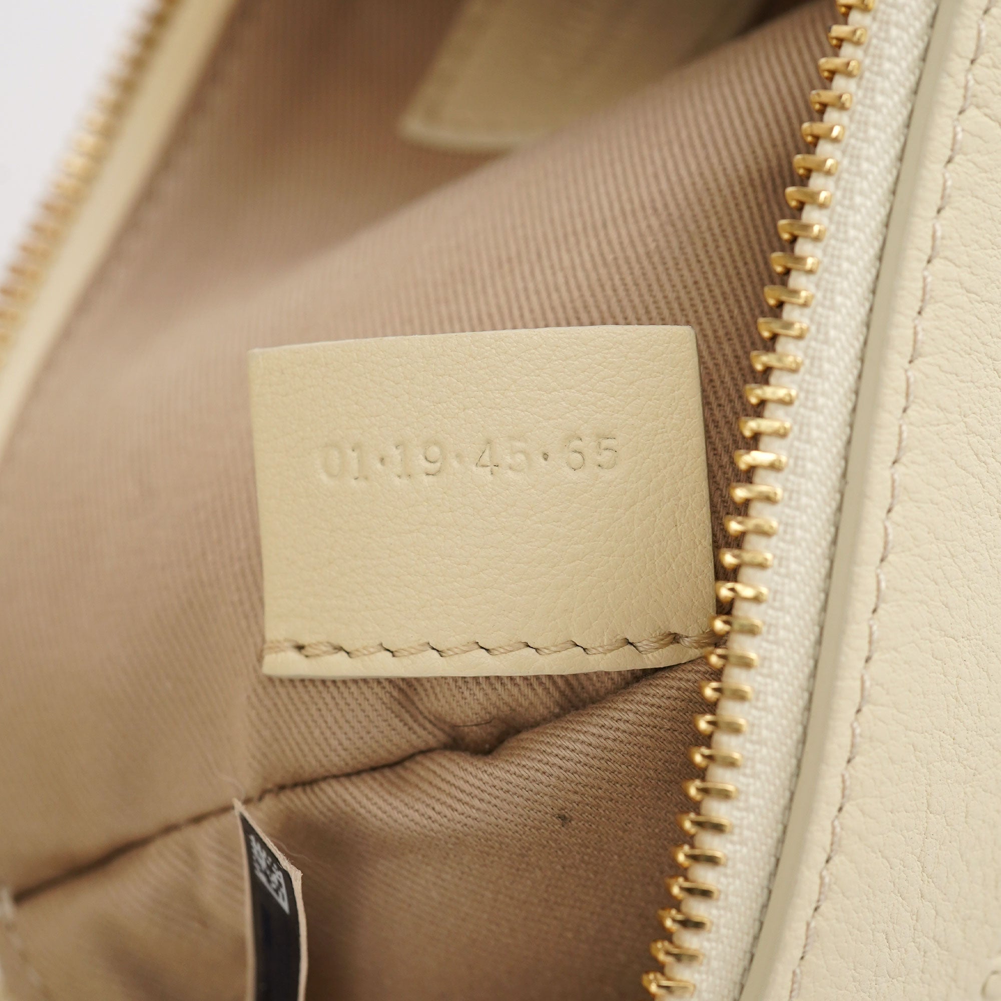 Ecru Leather Horse Appliqué Tote Bag