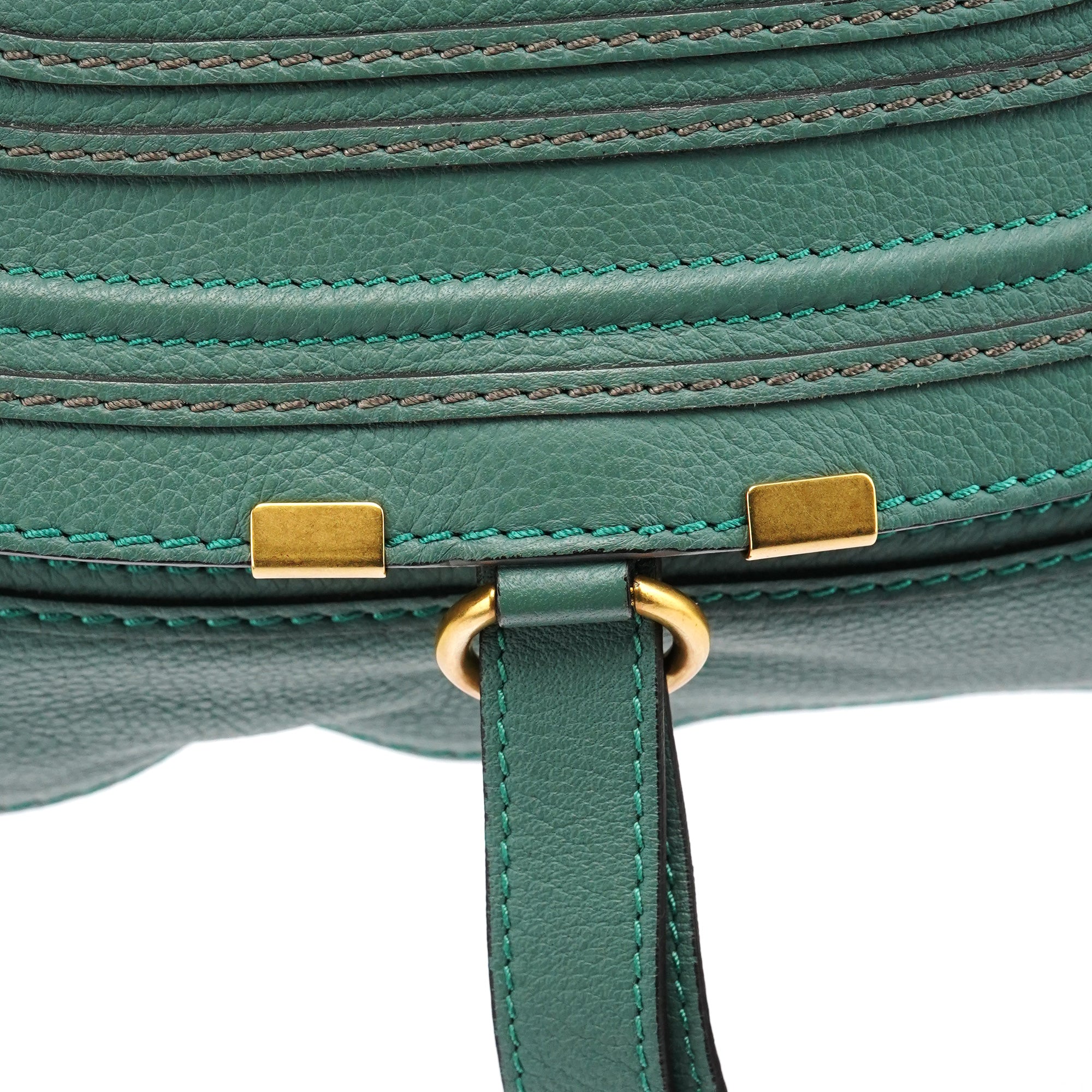 Emerald Green Leather Marcie 2-Way Bag