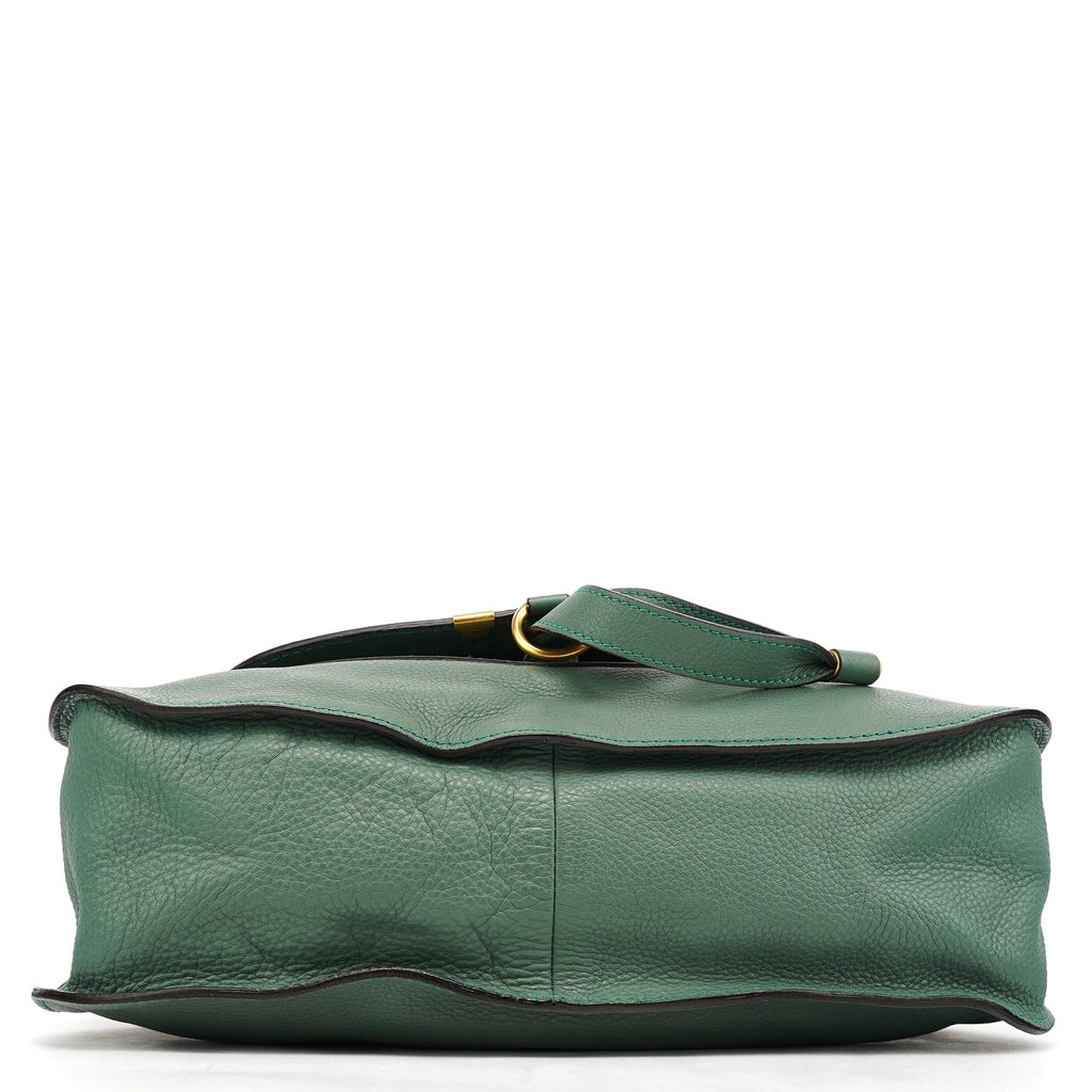 Emerald Green Leather Marcie 2-Way Bag