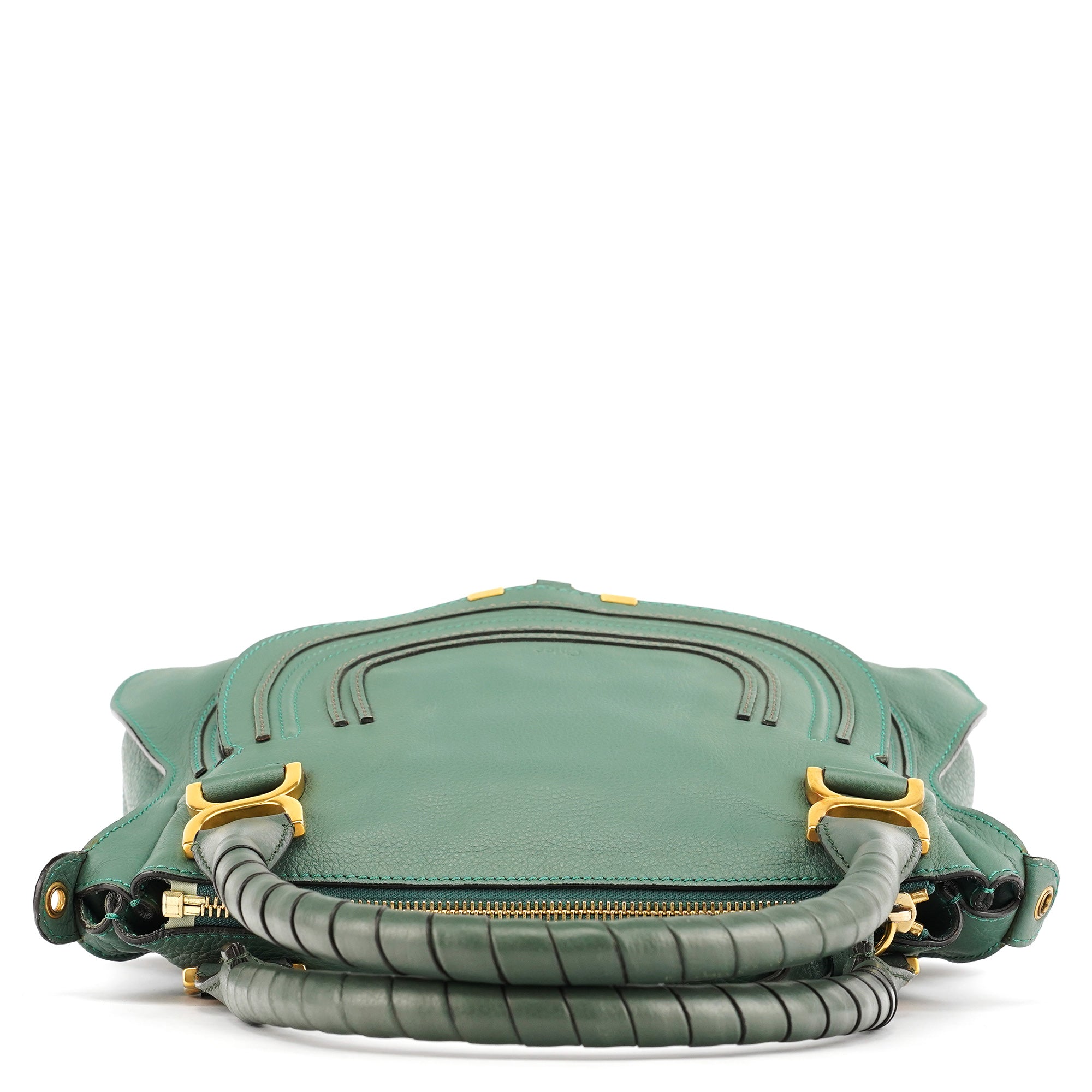 Emerald Green Leather Marcie 2-Way Bag