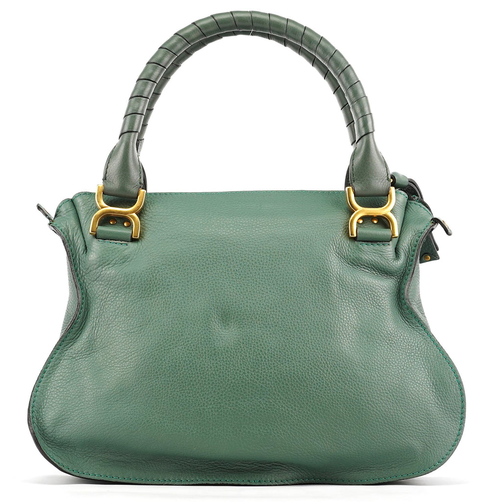 Emerald Green Leather Marcie 2-Way Bag