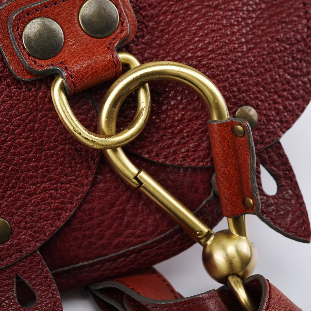 Fall 2005 Burgundy Leather Satchel Bag