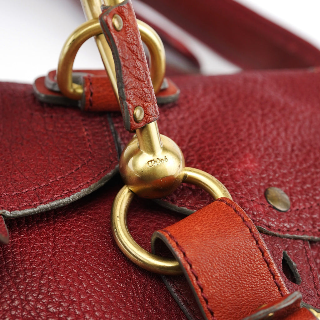 Fall 2005 Burgundy Leather Satchel Bag