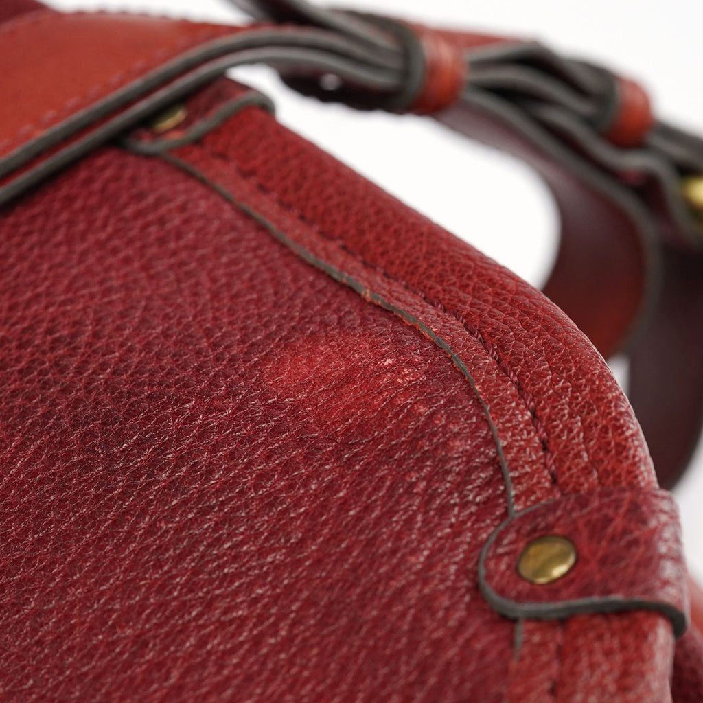 Fall 2005 Burgundy Leather Satchel Bag