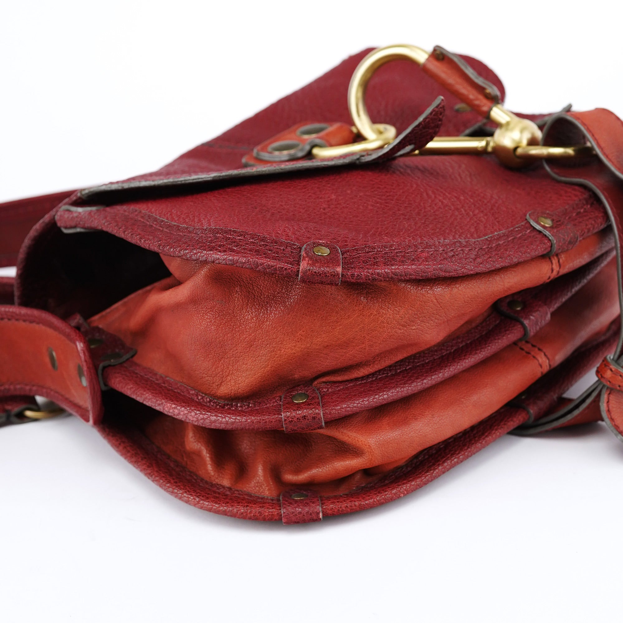 Fall 2005 Burgundy Leather Satchel Bag