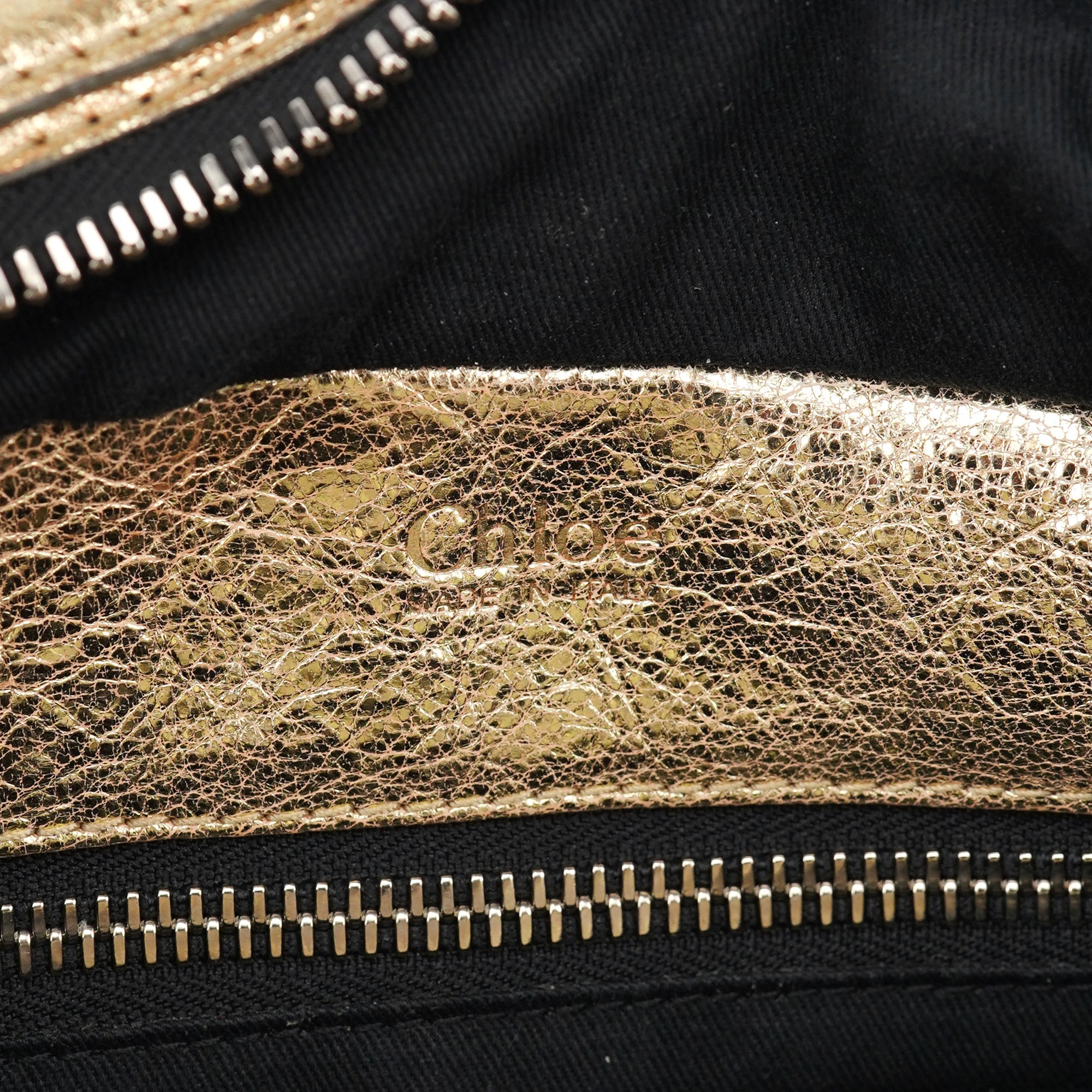 Gold Lambskin Betty Tote Bag