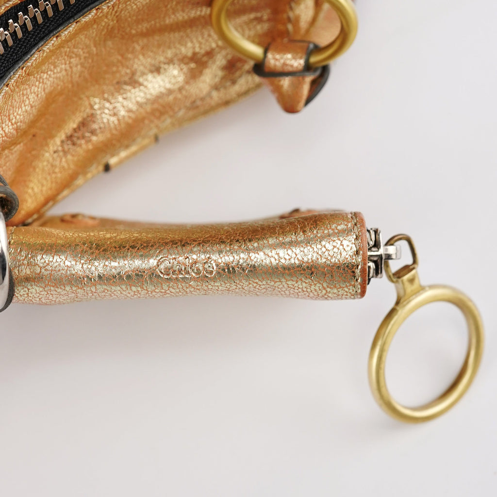 Gold Lambskin Betty Tote Bag